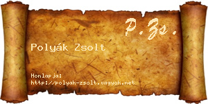 Polyák Zsolt névjegykártya